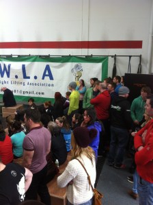 There was a great crowd at the Women's Open. The support really helped everyone competing on the day to lift well. 